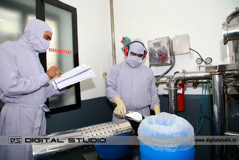 Two technicians in a Pharma Photography at Ahmedabad
