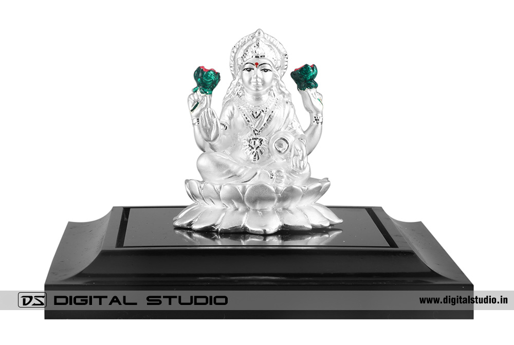 Silver Idol Lakshmi Photograph