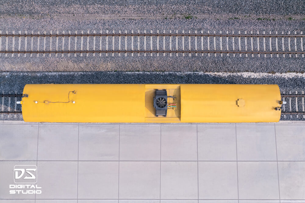 Top down drone photograph 
