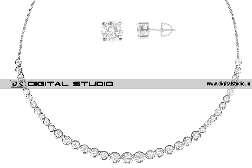 American diamond necklace set