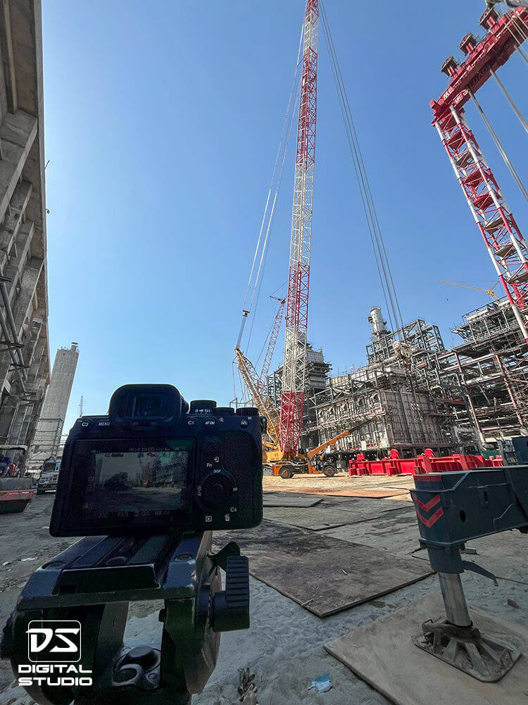 Sony camera on site