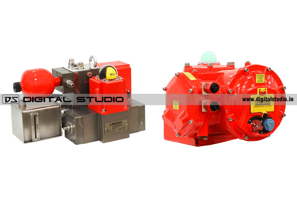 Industrial valve actuators