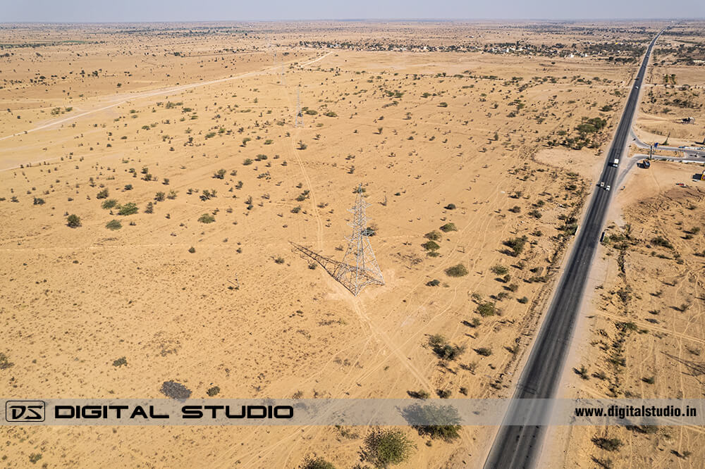 Electricity Pylon in Rajasthan