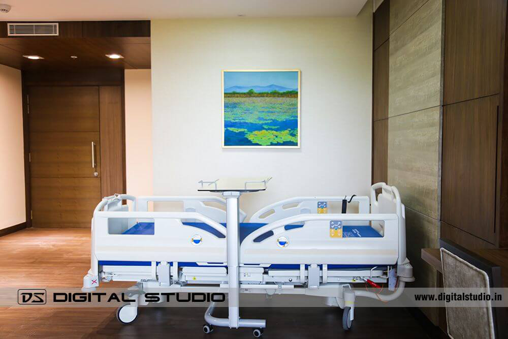 Apollo Hosital patient bedroom