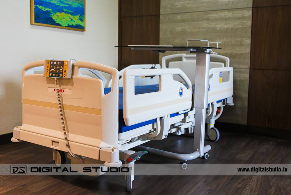 Apollo Hospital patient bed