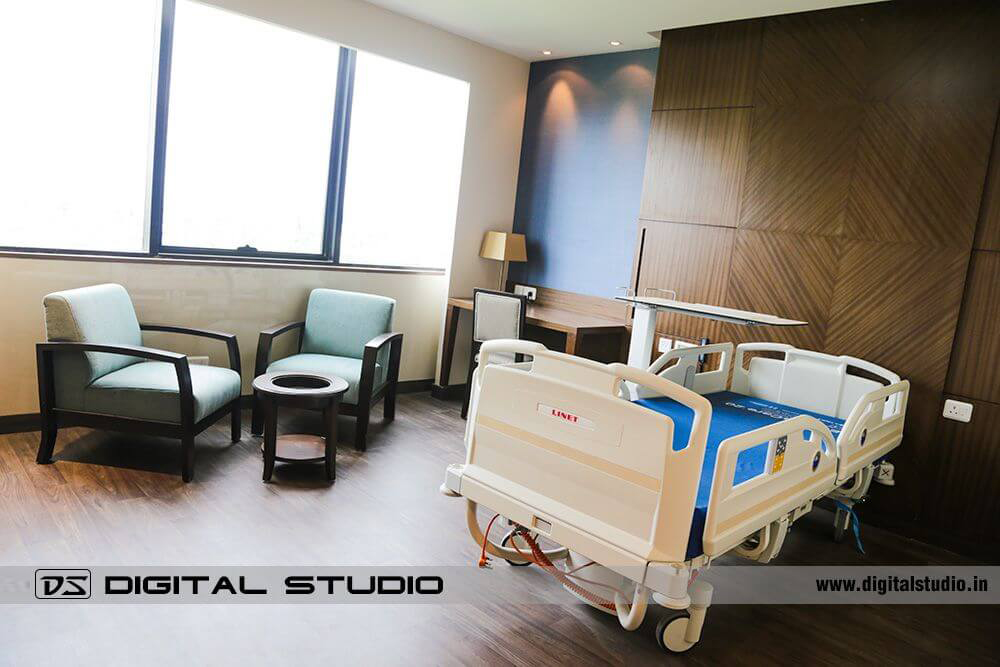 Apollo Hospital patient room