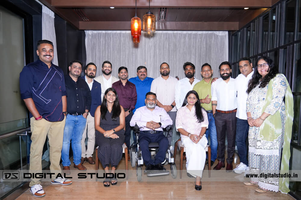 Group photograph of the team