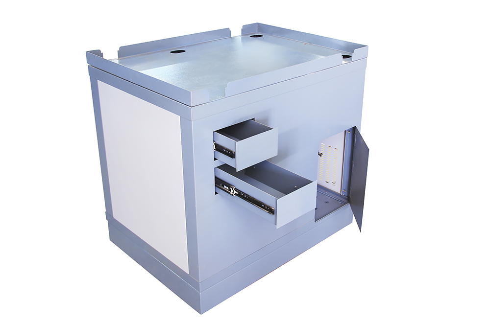 Stainless steel cash counter