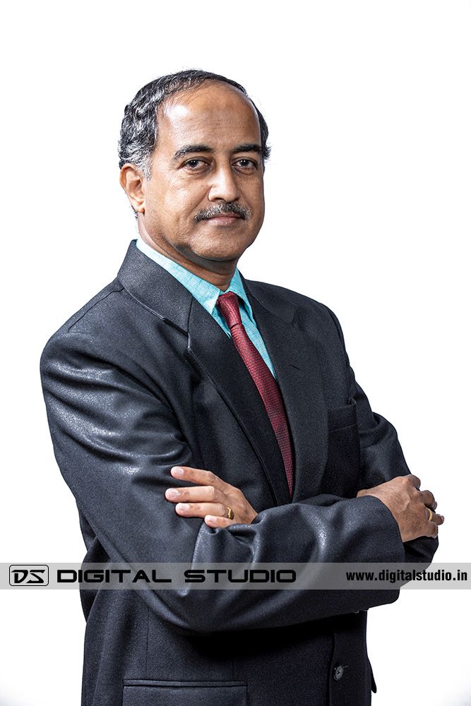 Executive wearing business suit