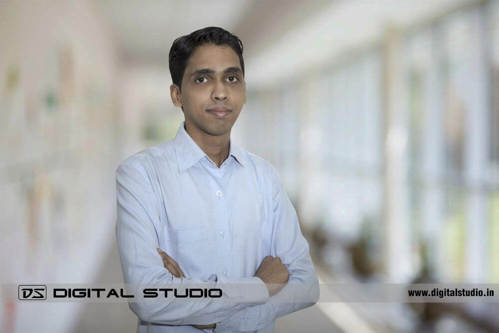 Corporate HeadShot in white shirt