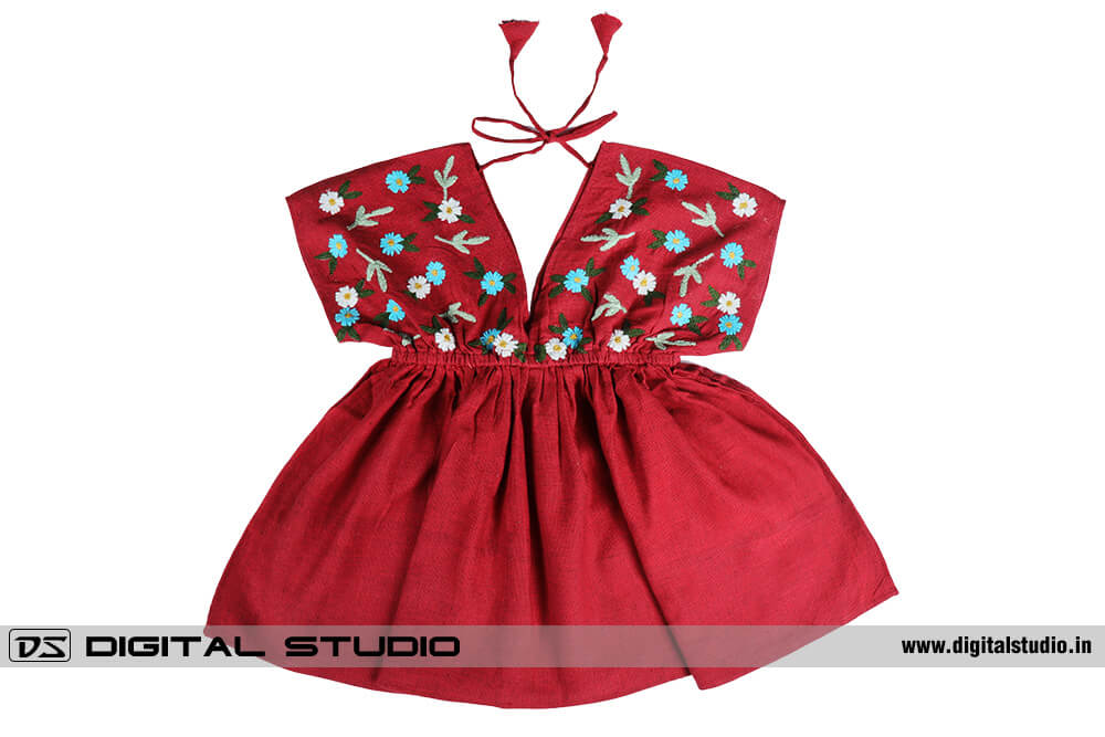 Red frock for baby girl