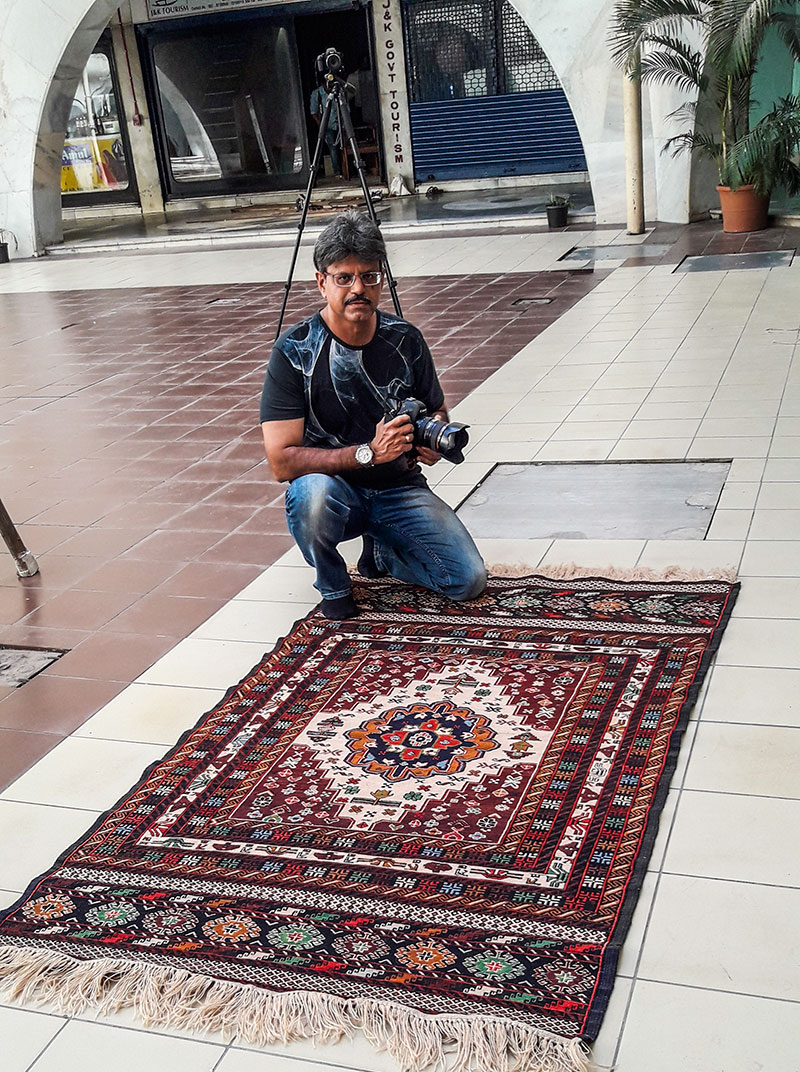 Oriental Kashmir Rugs photo-shoot in Mumbai