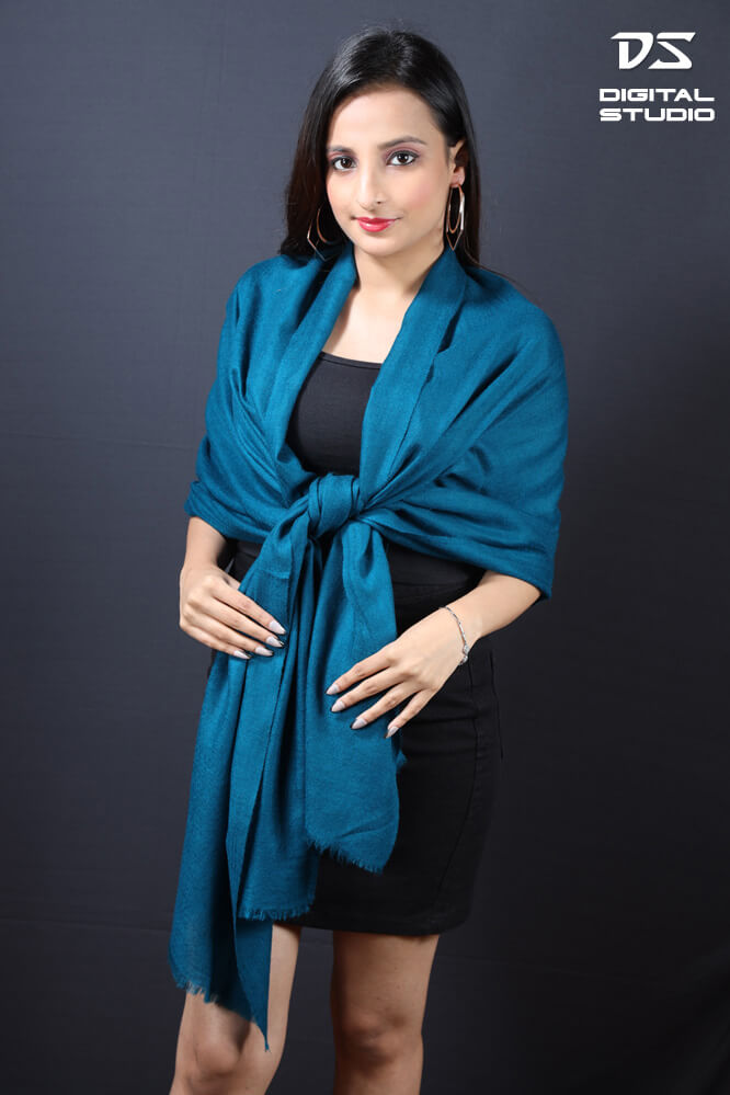 Turquoise pashmina