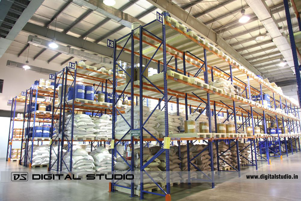 Warehouse in pharma plant