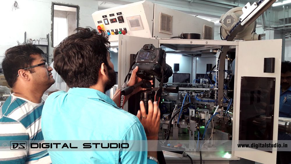 industrial video shoot